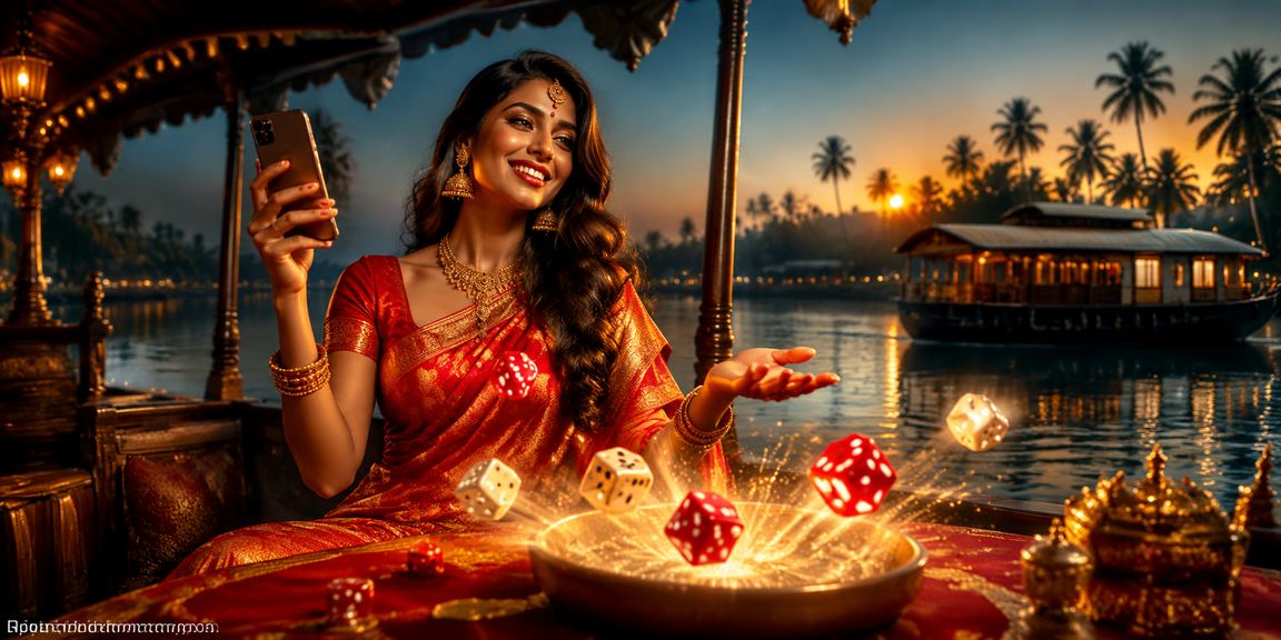 Traditional dice game in Kerala backwaters
