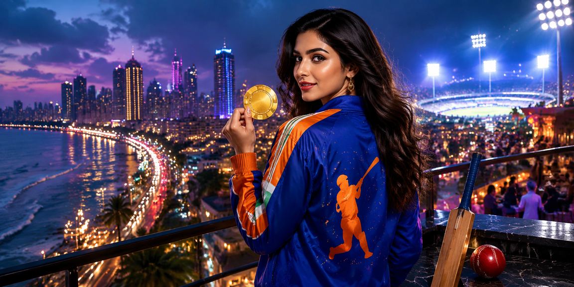 Mumbai cricket betting with mobile payments neon lights